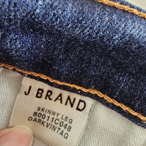J Brand Skinny Leg High Rise Blue Jeans 29 Preowned - Picture 9 of 10